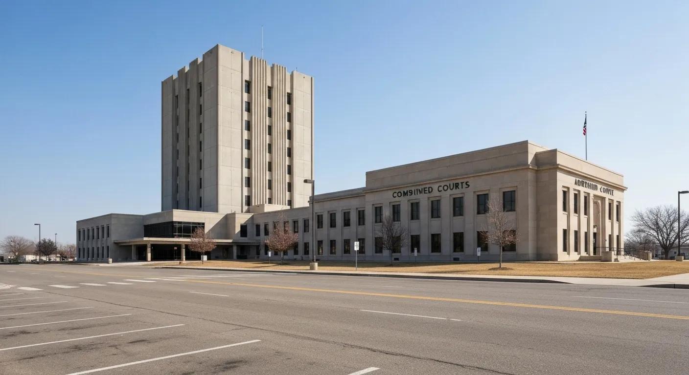 Exterior view of Adams County Detention Center and Combined Courts building