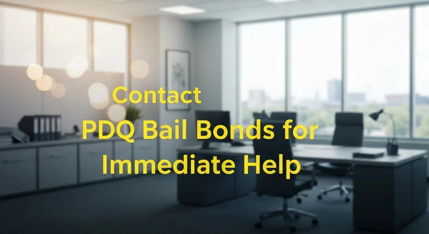 Contact PDQ Bail Bonds for Immediate Help Contact PDQ Bail Bonds for Immediate Help